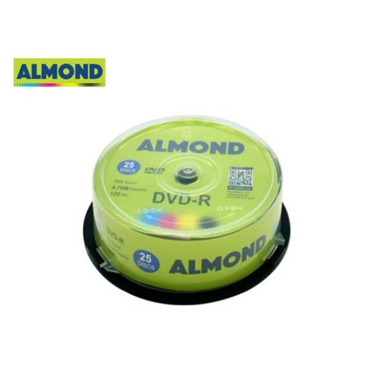 ALMOND DVD-R 4,7GB 16X 25Τ. CB